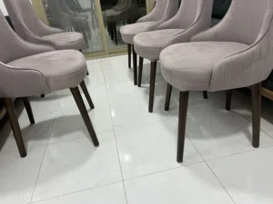 5 Grey dinning chairs