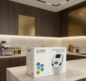 ماكينة خبز ومخبوزات من اسبانيا First Austria جديدة اجتني هدية وما استخدمتها في كرتونه مسكره