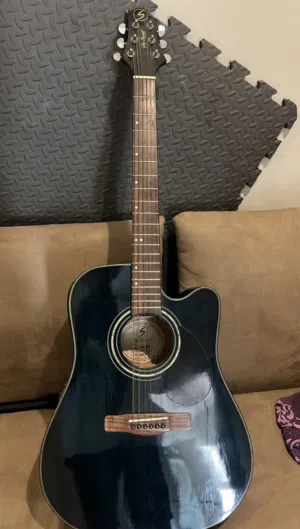 Samick Greg Bennett C-1CEBL acoustic-electric guitar – good condit