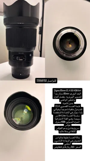 Sigma  85mm  f/1.4 DG HSM Art