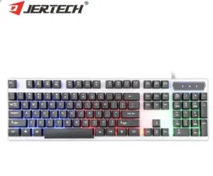 كيبورد من JERTECH عربي وإنجليزي جديد بضمان سنه