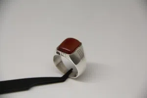 خاتم عقيق صياخة ممتازة
