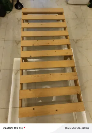 سلم سرير خشب متين وقوي  مفرد العدد 2