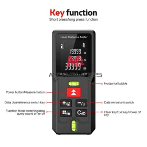 Mini LCD Digital Laser Distance Meter Rangefinder Measure Range Finder Tool @ 100 Meter