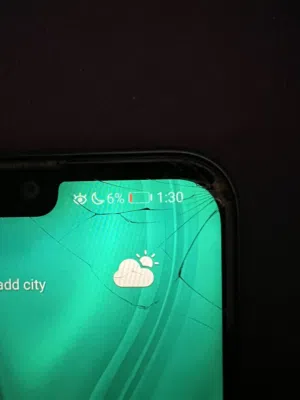هواوي Y8s تركواز مستعمل بحالة جيدة مع ذاكرة 64 جيجابايت