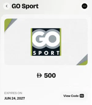 Go sport 500 aed voucher