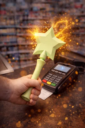 عصا الدفع السحرية - Payment Magic Wand