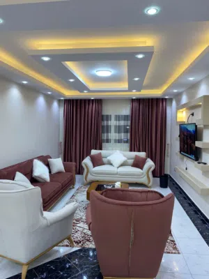 شقه مفروشه للايجار مكرم عبيد