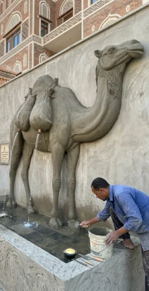 جداريات نوافير أو رسم ودهان