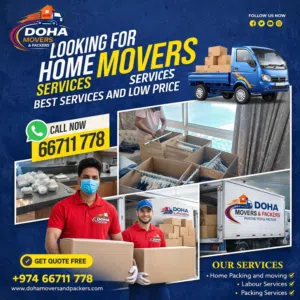 Best Moving Company in Qatar – Furniture Dismantling, Packing, Wrapping and Fast Delivery