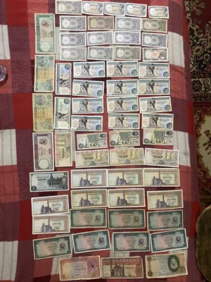 عملات ورقية مصرية قديمة