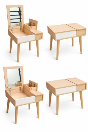 طاوله و تسريحه خشب للبيع