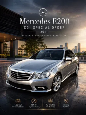 مرسيدس E200 2011 w212  مواصفات خاصه سبيشل اوردر