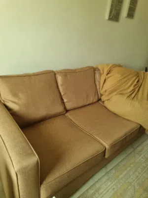كنبة 3 اشخاص وكرسيين sofa +2 chair