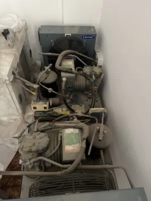 Carrier Freezer room with new door غرفة شامله لوحة التحكم تجميد شاملة الباب شبة جديده كاريير