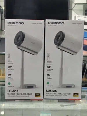 Brand New Porodo Lumos Projector in Oman  Adjustable Height  1 Year Warranty