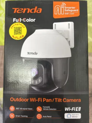 كاميرا Tenda مراقبة داخل او خارج المنزل مع توصيل مجاني و اشتراك لمدة 90 يوم مجاني WIFI فقط