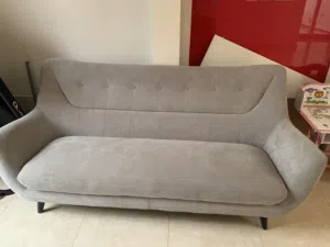 Modern Grey Sofa Set (2 + 3 Seater)- Excellent Condition