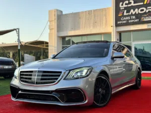 مرسيدس بنز S500 AMG 2014 بدي كيت 63 أورجينال بحالة الوكالة التامة وسعر عرض ممتاز.