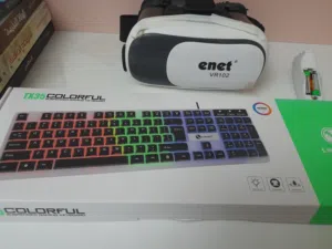 كيبورد TX32 اصلي فيه RGP و نظاره VRBOX وع وحده تحكم شيب بيع الكيبورد عدم الاستعمال