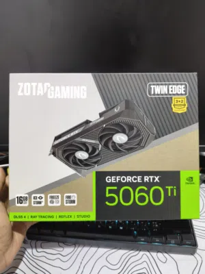 كارت شاشة جديد بعده بالضمان RTX 5060 ti 16G بسعر بلاش