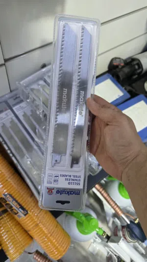 شفرة أصلية قص قطع عظام شفرات ستان ستيل خاصة تفصيل ذبيحة تركب على منشار عظمي ترددي بدون صبغ طقم حبتين