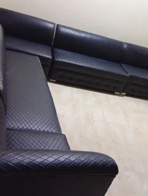 ركنة 7كراسي جلد حاجة فخامة