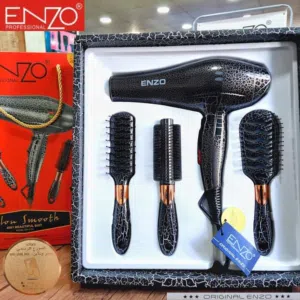 بكج السشوار اينزو7500 العروسة مع 3 فراشي اصلي