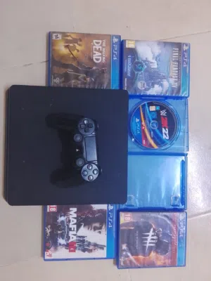بلايستيشن4 للبيع مع الاشرطه