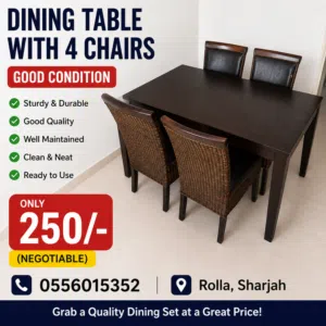 wooden Dining Table set