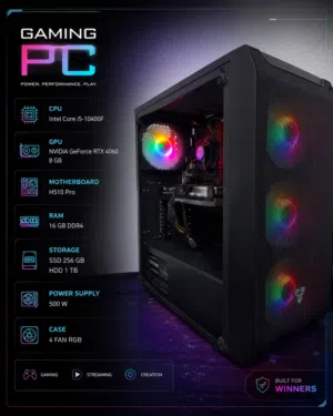 تجميعه العاب بكارت RTX 4060