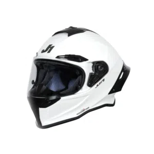 JUST1 J-GPRF Solid White Full Face Racing Helmet