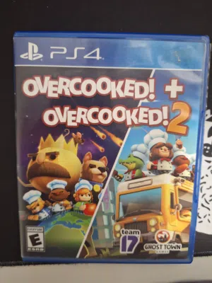 Overcooked + Overcooked 2 PS4 CD game Used