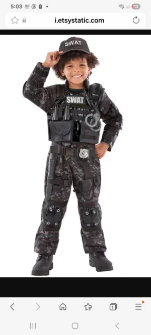 بدلة شرطه SWAT