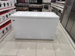 عرض نااار على فريزر بطح نيوتن العملاق 395 لتر لون ابيض توفير طاقه A+