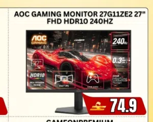 Aoc 27inch 240hz fhd Gaming monitor in Offer