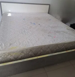 Queen size home centre bed with mattress