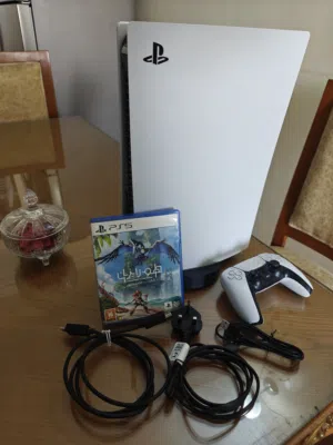 بلايستيشن 5 معاه دراعين حالة ممتازة Playstation 5 CD Fat