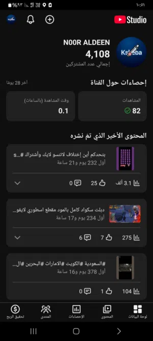 قناة يوتيوب للبيع بسعر ممتاز