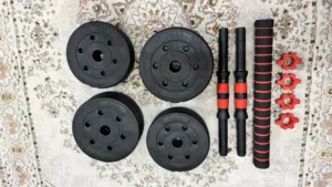 DUMBELL And BARBELL 15 KG BRAND NEW