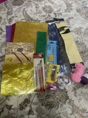 أدوات للمشاريع المدرسيه والحرف المدرسيه