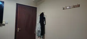clean room with saprate washroom
