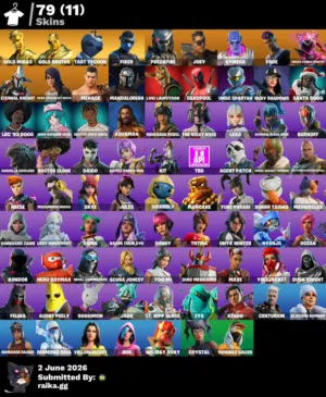 حساب فورتنايت للبيع