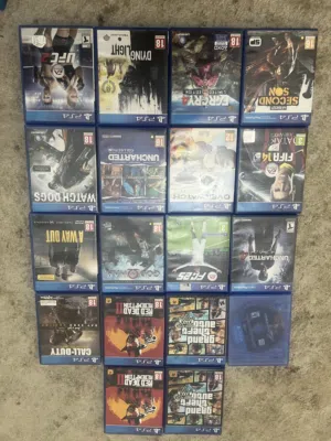 PS4 GAMES! GTA5 RDR2 FC25 AND MORE!