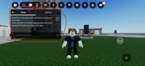 حساب Roblox فيها مايك و Chat