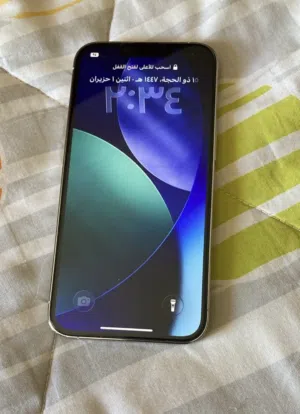 آيفون 13pro بحجم 128gb لون ابيض