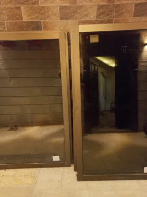 شبابيك المنيوم دبل جلاس بحال الوكاله مستعمل للبيع