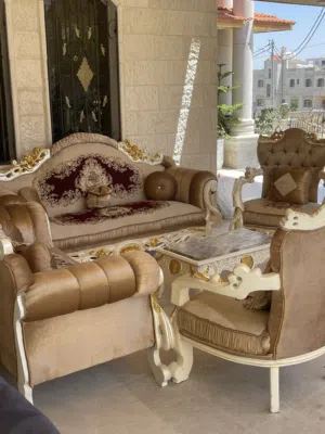 طقم كنب ملوكي فخم ثقيل زان مصري دمياطي