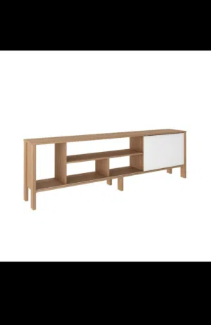 TV table - brown and white