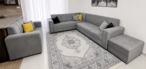 طقم كورنر رمادي 2x3 + ثنائية للبيع بسعر مغري